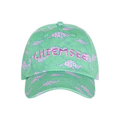 Baseball Cap CHIEMSEE, Herren, marine grün, Baumwolle, mehrfarbig, Caps, - in frischen Farbkombinationen