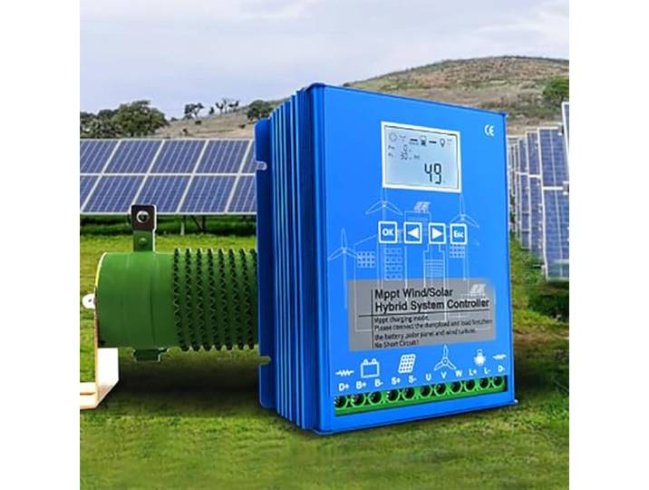 WEIMILOR 12000 W-18000 W Wind-Solar-Hybrid-Controller 12 V/24 V/48 V, LCD-Display MPPT Boost-Laden Multifunktionaler Wind-Solar-Hybrid-Controller,12000W-48V