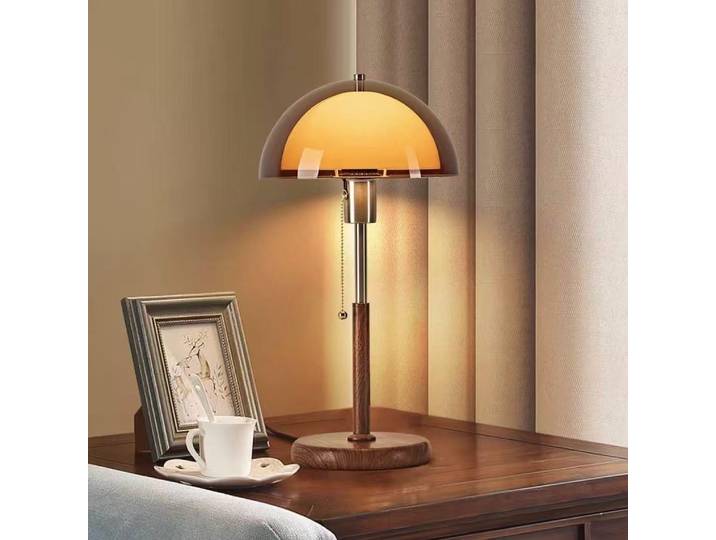 Lampe de table à intensité variable de style rétro américain pour chambre à coucher, lampe de chevet, lampe de bureau d'étude, lampe d'ambiance