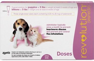 Revolution For Kittens / Puppies (Pink) 3 Doses