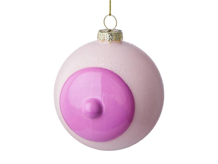 Pendentif Poitrine Ø 8cm Rose foncé/Rose
