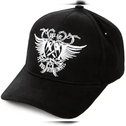 Job-Kleidung JOB Dachdecker Cap HEAVEN Schwarz mit Spruch-Stickerei