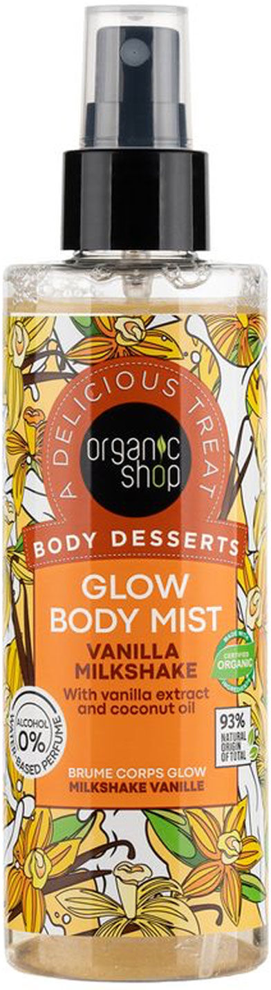 ORGANIC SHOP Body Desserts Vanilla Milkshake Body Mist 200ml