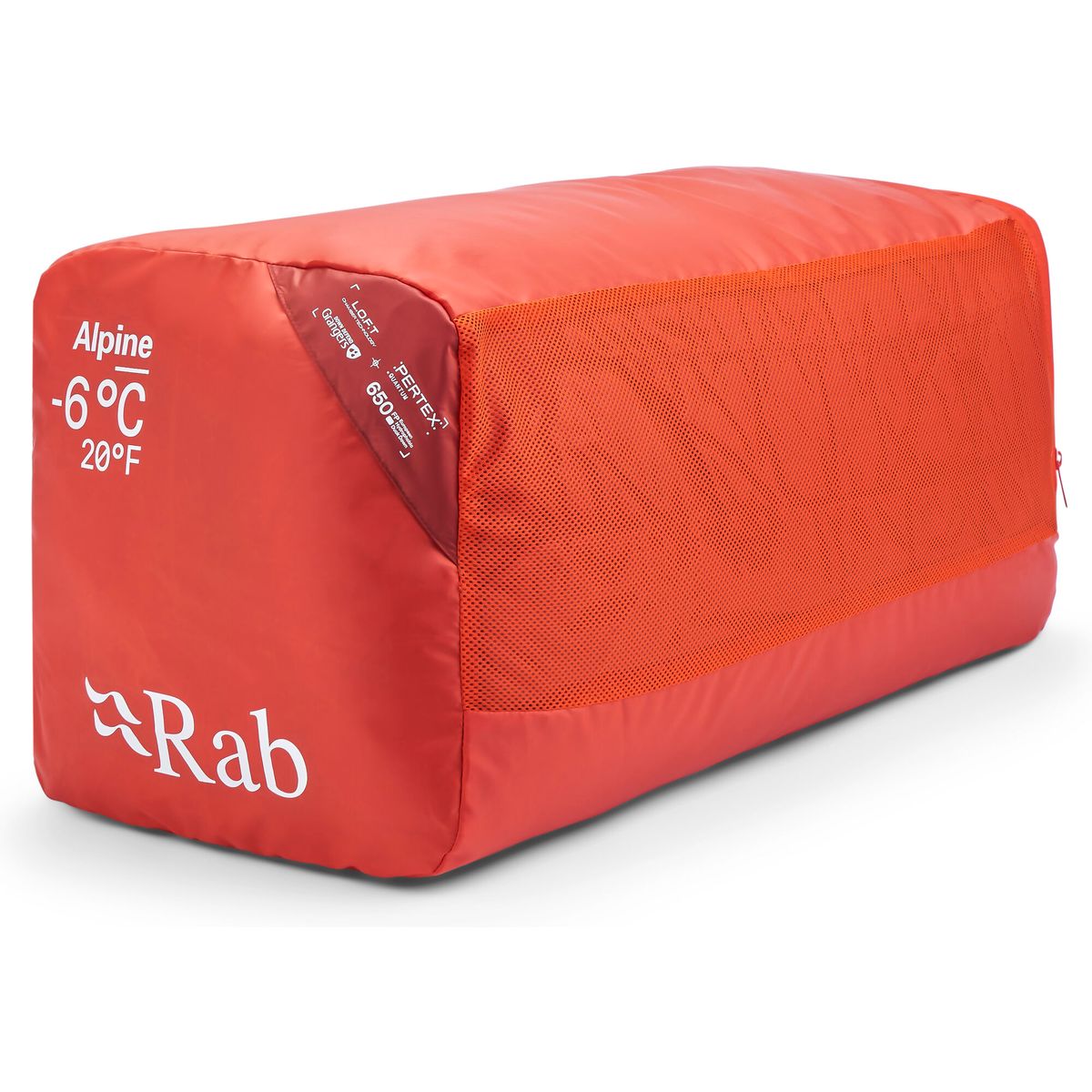 Rab Alpine -6C / 20F dark horizon/tuscan red (DHT) Long QSN-09-DHT-LNG-LZ