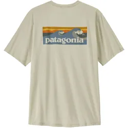 Patagonia Herren Cap Cool Daily Boardshort Logo T-Shirt - S - Dyno White