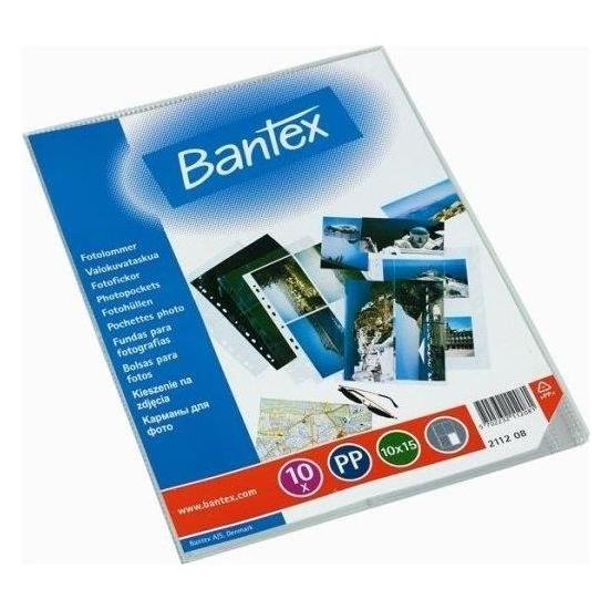 Bantex Fotolomme 0,1 Mm 25 Stk, Højformat, Transparent (Fotoemulsion) (100467032)