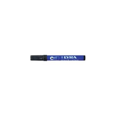 Permanentmarker schwarz Strich-B.2-6mm wasserfest LYRA