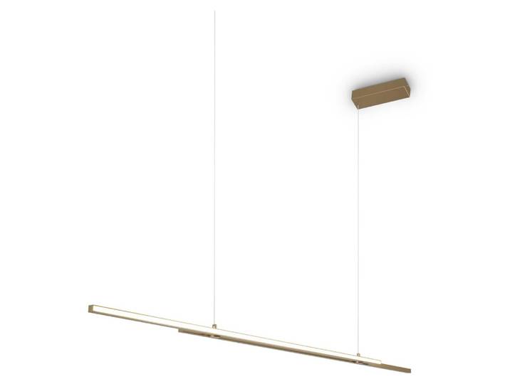 MAYTONI Pendelleuchte Halo LED Messing - Modern & Höhenverstellbar