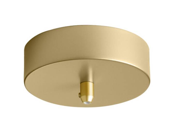 Desinger-Baldachin Giberti Luce Rosone Metall Gold D: 13 cm