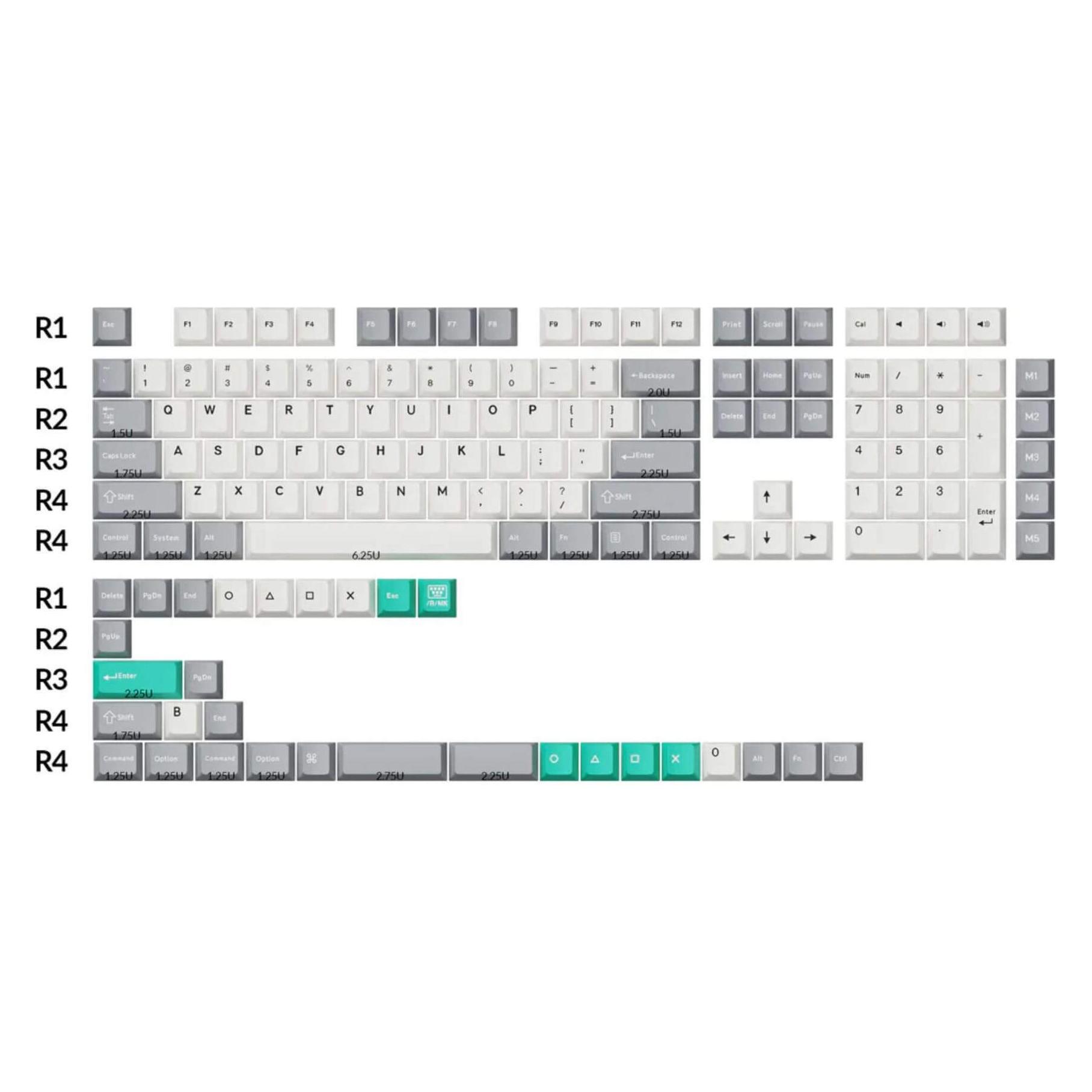 Keychron Cherry Profile Double-Shot PBT Set (KEY-PBT-66)