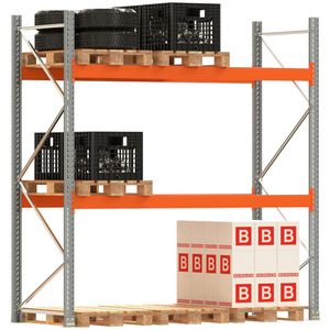 Regalwerk Palettenregal ARTUS, für 9 Paletten, 3 Ebenen, 3000kg Fachlast, 3,0 x 2,7m