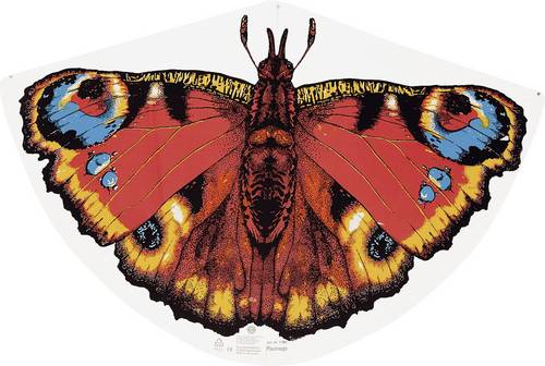Günther Flugspiele Einleiner Drachen Pfauenauge Spannweite (Details) 920mm Windstärken-Eignung 3 - 6 bft