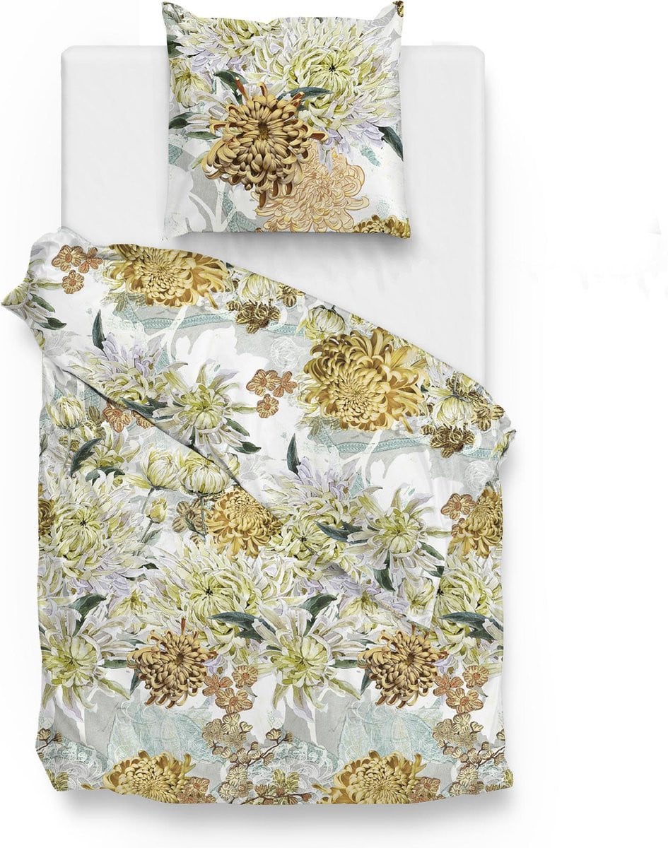 Zo!Home Marvel Flanellen Dekbedovertrek Eenpersoons - Groen - 140 x 200 cm
