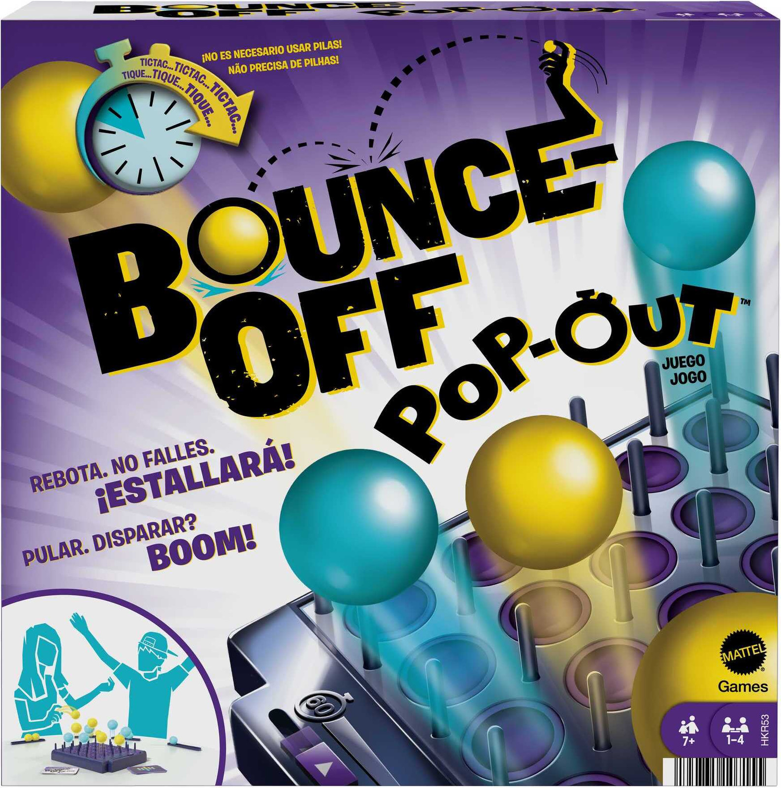 Mattel Bounce Off Revival spel voor kinderen en het hele gezin