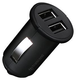 Transcend TS-DPL3 Autoadapter met 2 USB-aansluitpunten (2,4 A) voor DrivePro 620
