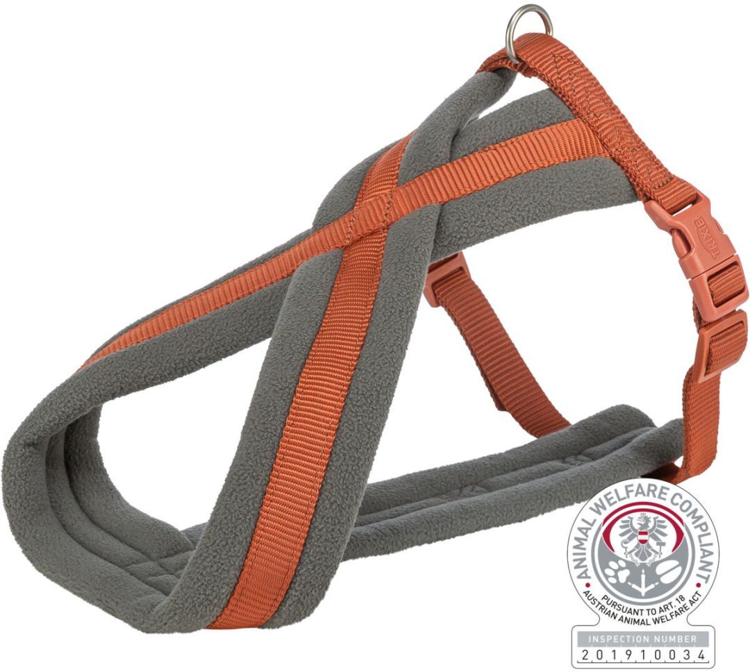 TRIXIE Premium Touren-Geschirr S–M, petrol