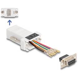 Delock 67105 VGA / RJ45 Adapter [1x D-SUB-Stecker 9pol. - 1x RJ45-Buchse] Weiß