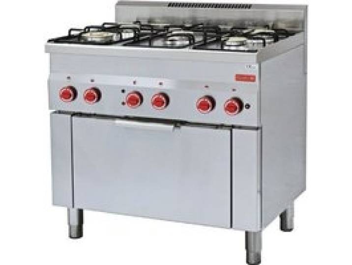 Fourneau gaz sur four à convection GN1/1