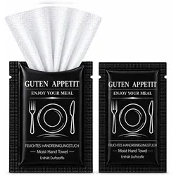 500 Stk. Erfrischungstücher – einzeln verpackte Feuchttücher für Gastronomie, Catering & Restaurant