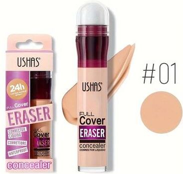 Inspire Select FlawlessCover Sponge Tip Concealer Long Lasting Liquid Foundation For Dark Circles & Blemishes 01