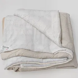The White Stone Plaid aus Carbonfaser 215 x 240 cm | Weicher Sofaplaid | Wendbarer Antistress-Plaid | Samtiger Plaid