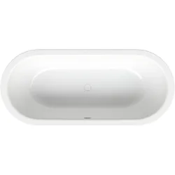 BetteStarlet Flair Oval Einbau-Badewanne, 2-Sitzer, oval, 1780x780x420mm, 8774-000Plus, Farbe: Weiß mit Glasur Plus