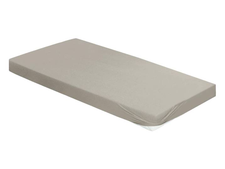 Spannbettlaken IRISETTE Erba 30 , beige (natur), B:100cm L:200cm, Tencel™, Obermaterial: 48% Baumwolle, 48% Lyocell, 4% Elasthan, Bettlaken, Spannbettlaken, glatt