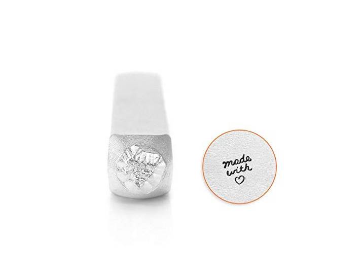 Impressart gemaakt met liefde ontwerp stempel 4mm