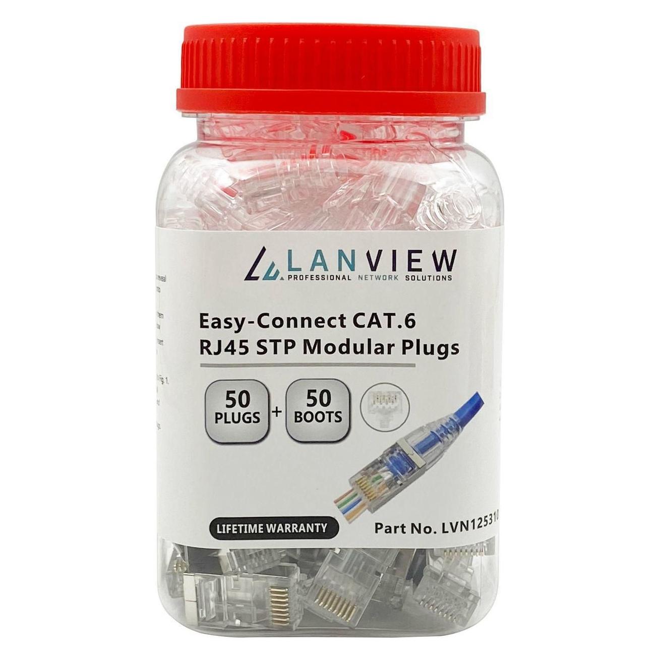 Lanview netvaerk-konnektor (S/UTP, CAT6) (LVN125310)