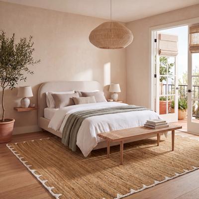 Nuloom Galestria Bordered Modern Jute Area Rug