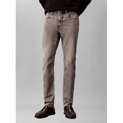 Slim-fit-Jeans CALVIN KLEIN JEANS "SLIM TAPER", Herren, Gr. 36, Länge 30, basalt, Denim/Jeans, Obermaterial: 98% Baumwolle, 2% Elasthan, slim fit, Jeans Slim-fit-Jeans