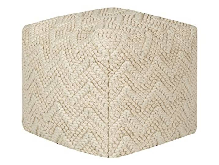 Sitzsack MONACOR Cube Baumwolle gestrickt mit Inlett