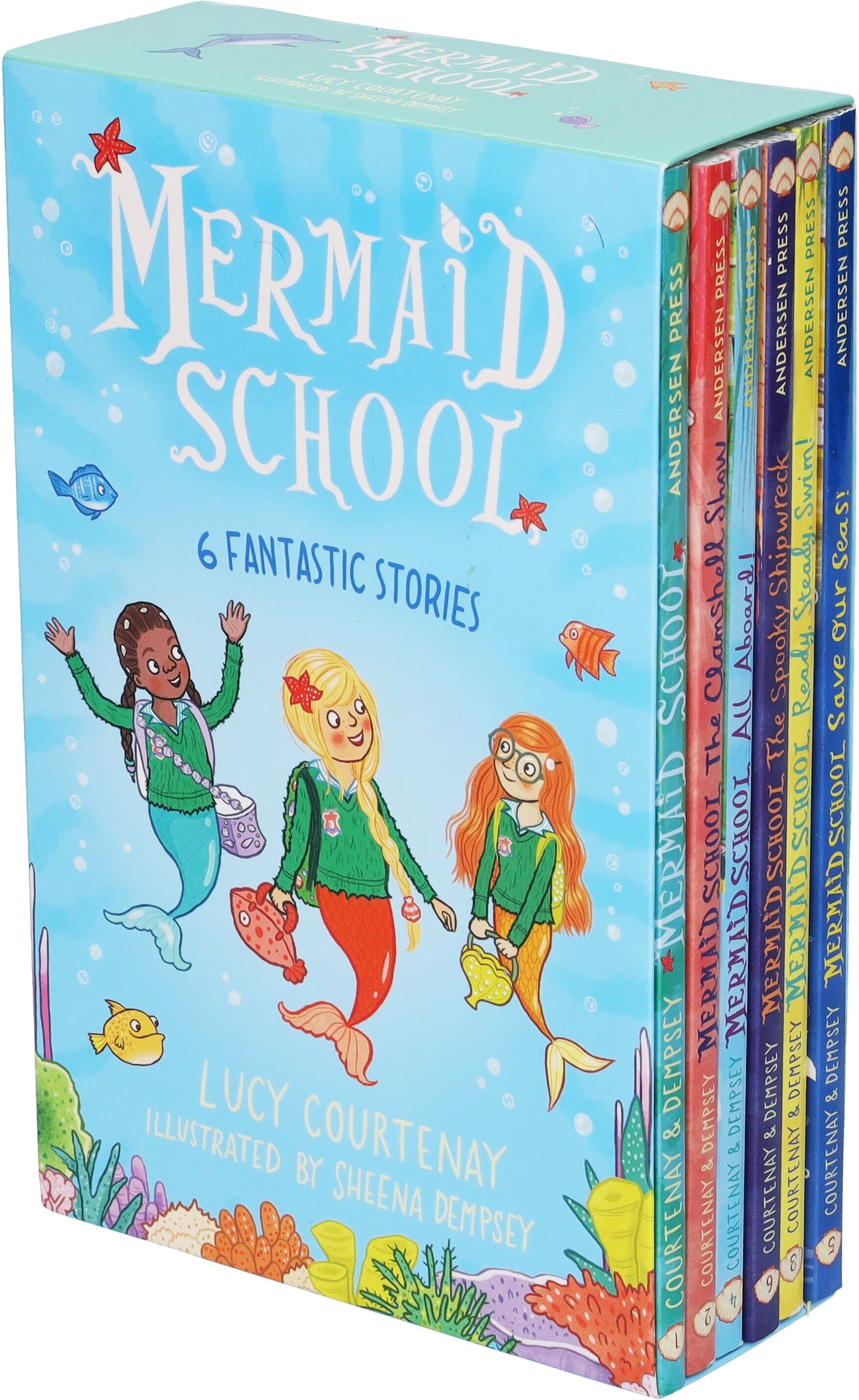 Mermaid School Series By Lucy Courtenay 6 Books Collection Box Set - Ages 6-9 - Paperback Andersen Press Ltd