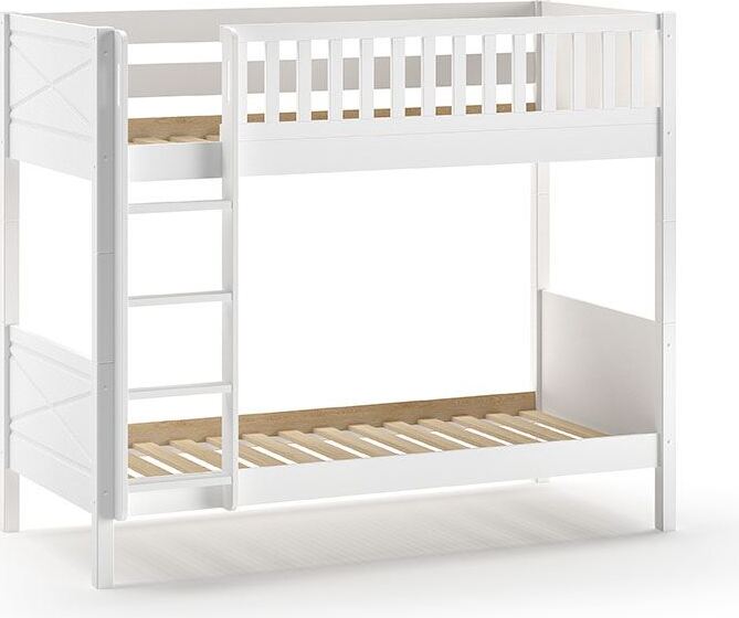 Etagenbett Karyl 208x105x175 Hochbett Massivholz Weiß