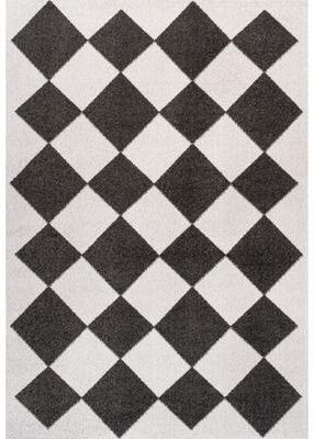 JONATHAN Y Porter Classic Geometric Diamond Pattern Rug