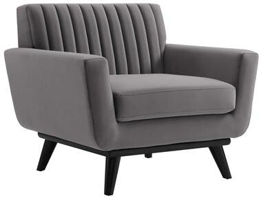 Modway Engage Channel Tufted Performance Velvet Armchair