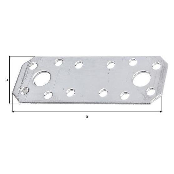 Alberts Flachverbinder 100 x 35 mm, Edelstahl, 1 Stck (Flachverbinder, 1 Stk.) (4004338361006)