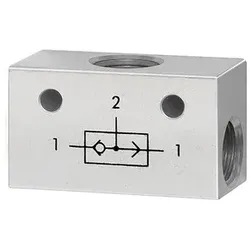 ODER-Ventil, 3 x G 1/4 Aluminium (ODER-14)