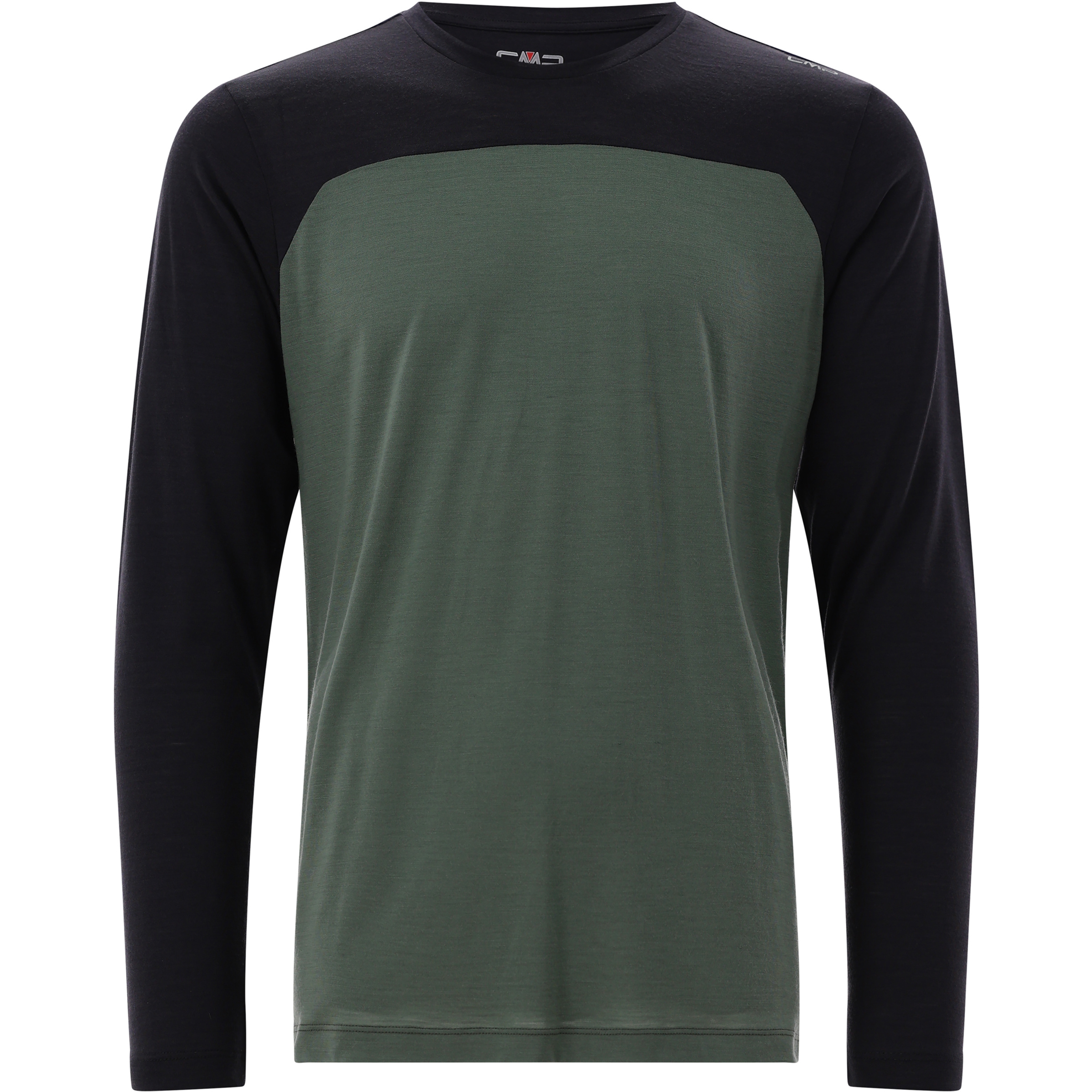 CMP Kildar Herren Longsleeves schwarz Größe 3XL Trekking Hautfreundlich Merinowolle