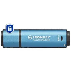 Kingston Technology IronKey 128GB Vault Privacy 50 AES-256 verschlüsselter, FIPS 197