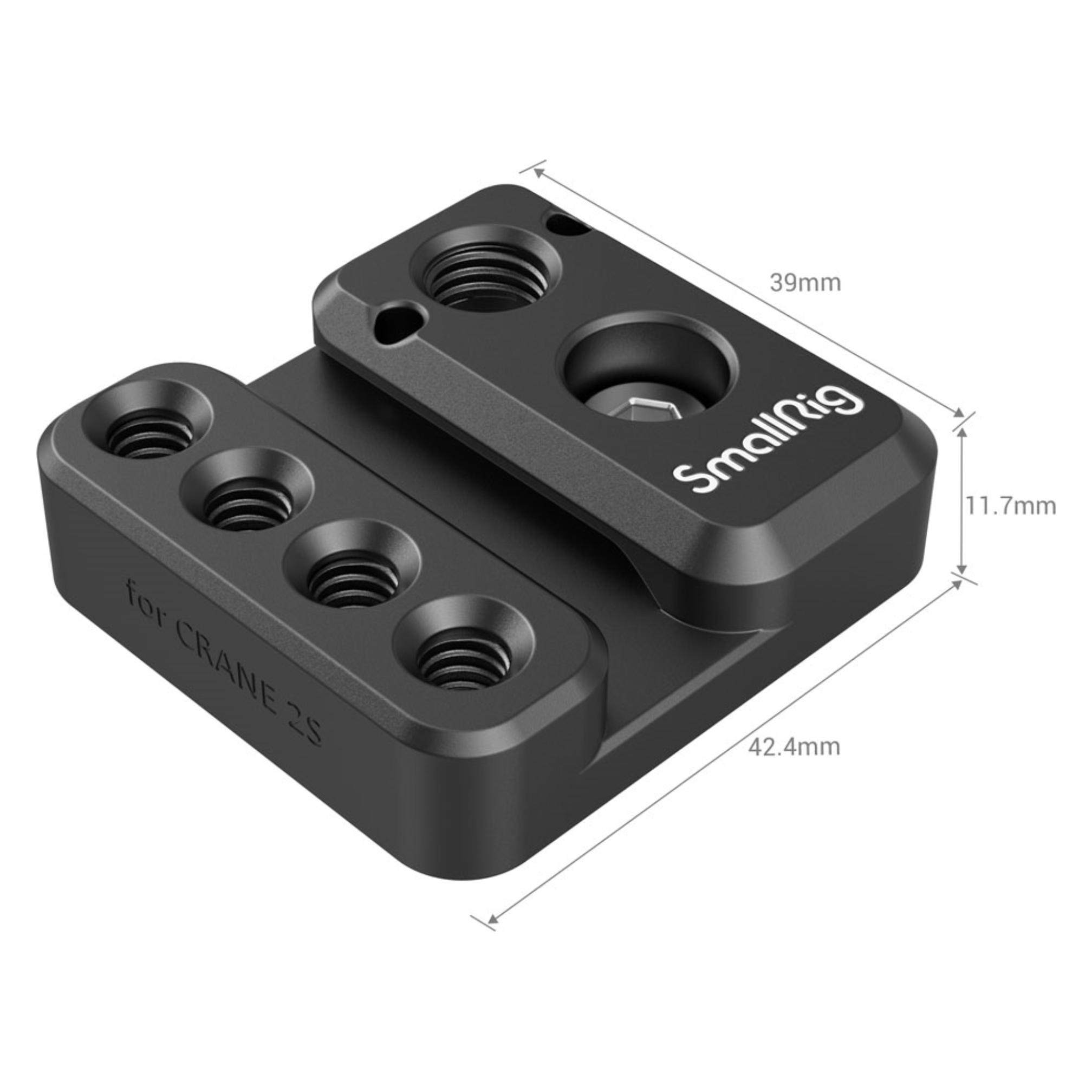 SmallRig Side Mounting Plate for ZHIYUN CRANE 2S Handheld Stabilizer 2995 (Gimbal Montageplatte) (2995)