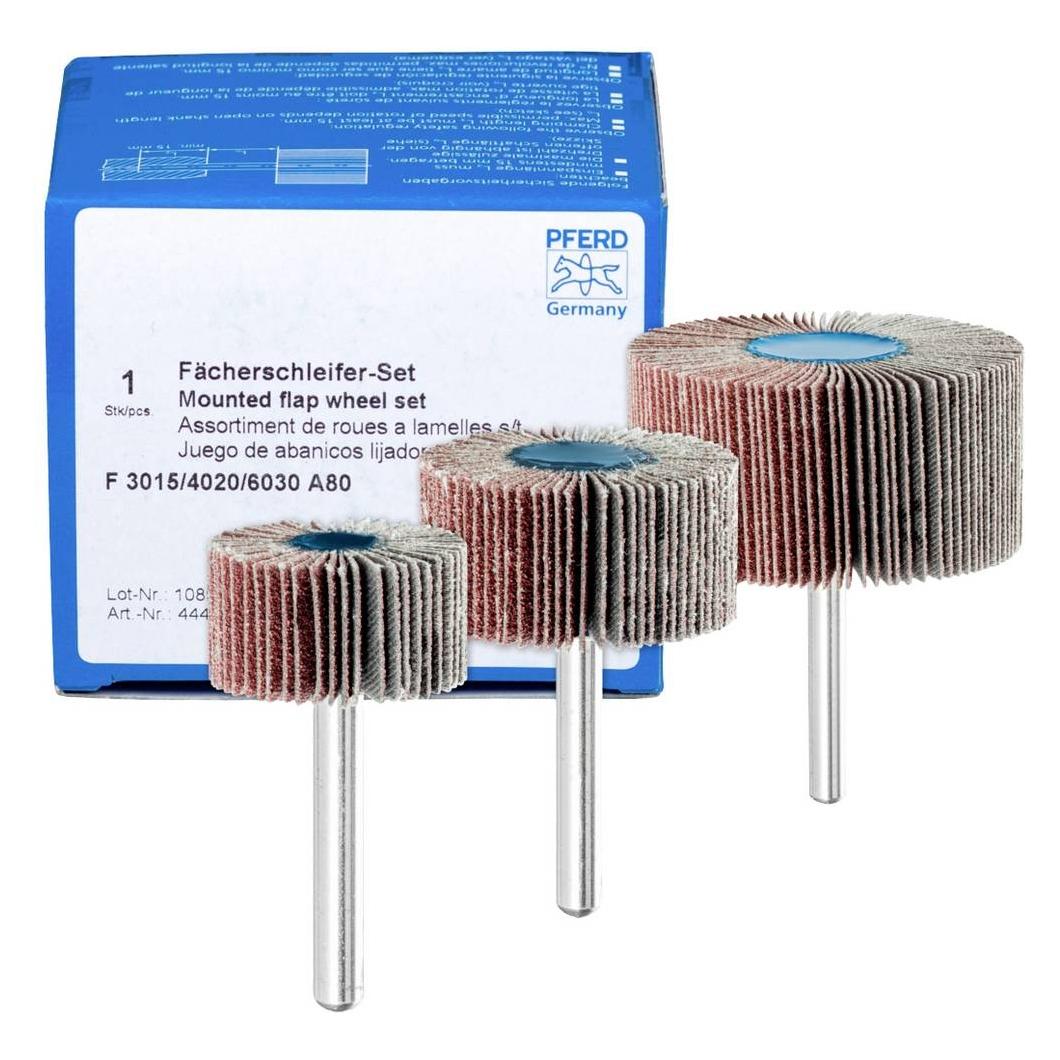 Pferd Fächerschleifer-Set Korund A 80 (80) (44498032)