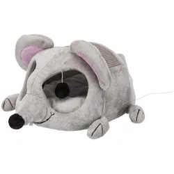 Trixie Kuschelhöhle Lukas 65x35x33cm (33 cm, Grau, Hellgrau, Taupe), Katzenbaum