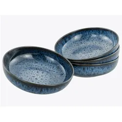CreaTable AllRound, Schüssel + Schale, Weiss, Mehrfarbig, Blau