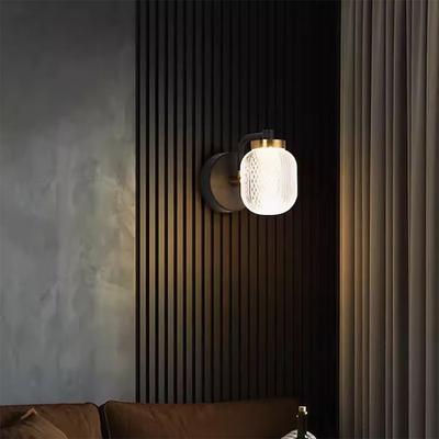 Moderne Glas-Badezimmer-Schminktischlampe, Wandlampe, Schwarzgold, moderne Wandlampe, Badezimmer, moderne Kristallglas-Schminktischbeleuchtung, AC85-265V