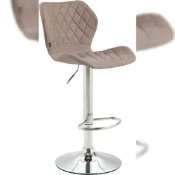 CLP Barhocker Cork Stoff taupe/chrom