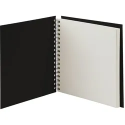 Fotoalbum Whire-O 60 Seiten 230x230mm schwarz/offwhite