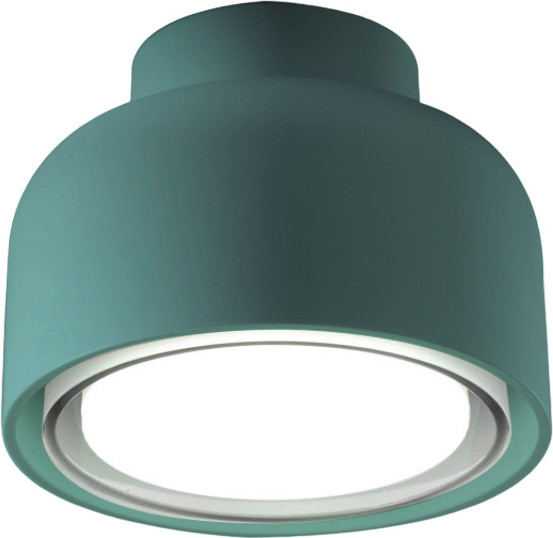 Vivida International BOTTONE plafondlamp - Petrol - Aluminium - Rond - Wandmontage