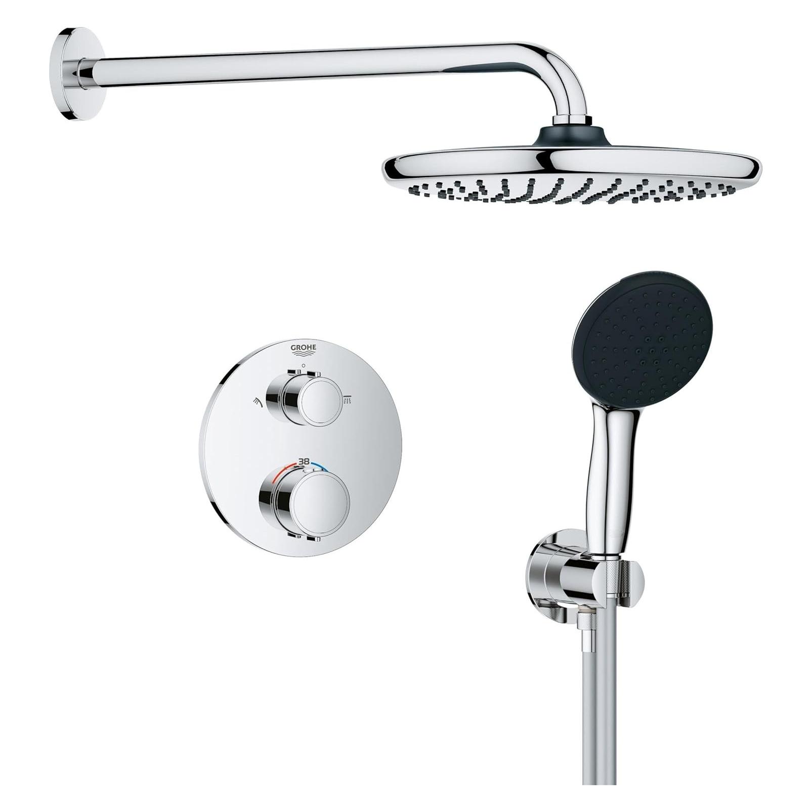 Grohe Precision Thermostat Duschsystem Unterputz mit Vitalio Start 250 (1 Strahlart) und Vitalio Comfort 1 (34883000)