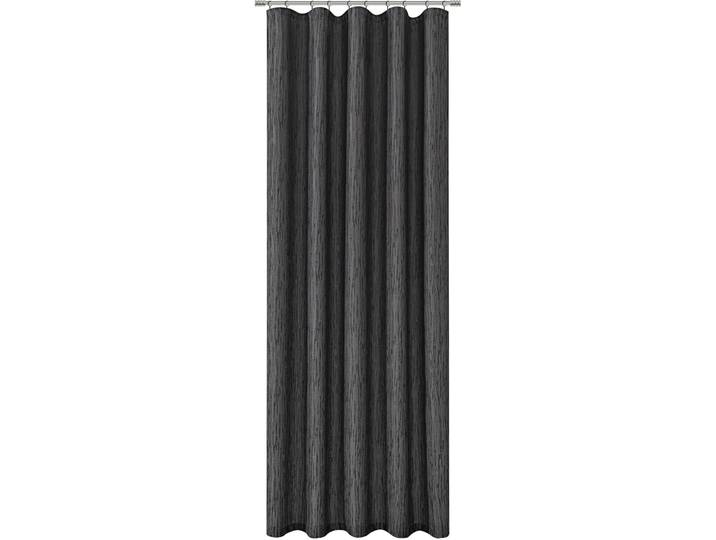 Vorhang Cris dunkelgrau Polyester B 135 cm Halbtransparent